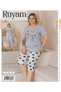 Piżama damska (XL-4XL) 1