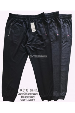 Spodnie dresowe męskie (2XL-5XL) JX6138