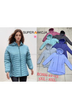 Kurtki damskie przejściowe (3XL-8XL) 22-03