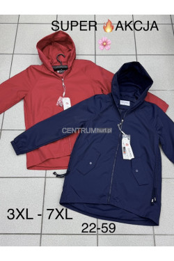 Kurtki damskie przejściowe (3XL-7XL) 22-59