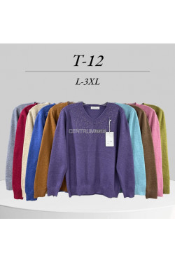 Sweter damski (L-3XL) T-12