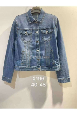 Kurtka jeansowa damska (40-48) X196