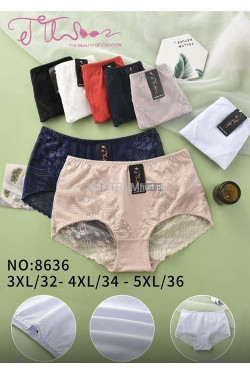 Majtki damskie (3XL-5XL) 8636