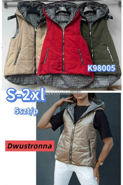 Kurtki kamizelki damskie (S-2XL) K98005