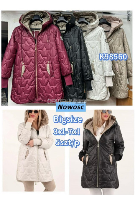 Kurtki damskie przejściowe (3XL-7XL) 2