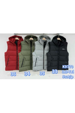Kurtki kamizelki męskie (3XL-7XL) K9770