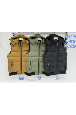 Kurtki kamizelki męskie (M-3XL) K9770