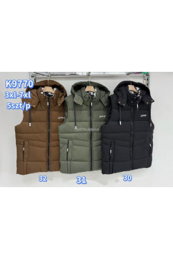 Kurtki kamizelki męskie (3XL-7XL) K9770