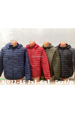 Kurtki męskie przejściowe (2XL-6XL) K922-15