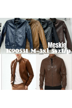 Kurtki skórzane męskie (M-3XL) K90531