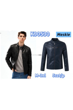 Kurtki skórzane męskie (M-3XL) K90530