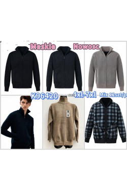 Sweter męski (4XL-7XL) K96420