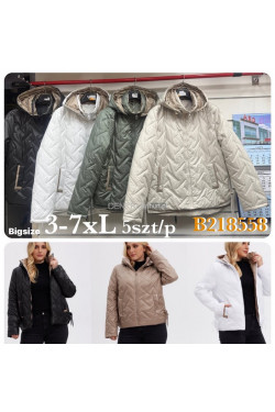 Kurtki damskie przejściowe (3XL-7XL) 8558