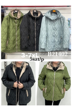 Kurtki damskie przejściowe (3XL-7XL) B21402