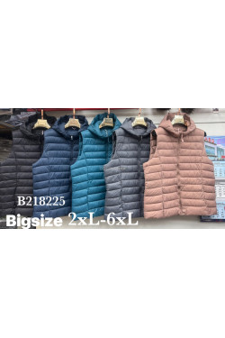 Kurtki kamizelki damskie (2XL-6XL) 8225