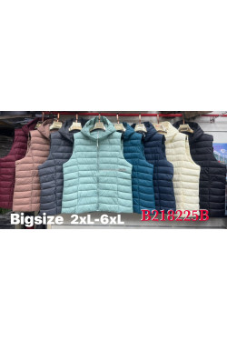 Kurtki kamizelki damskie (2XL-6XL) 8225B