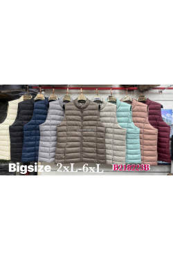 Kurtki kamizelki damskie (2XL-6XL) 8223B