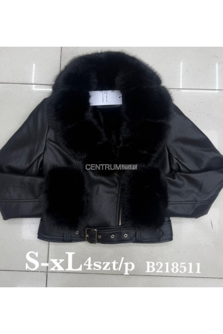 Kurtki skórzane damskie zimowe (S-XL) 1