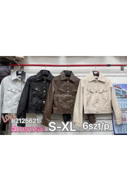 Kurtki skórzane damskie (S-XL) 25621