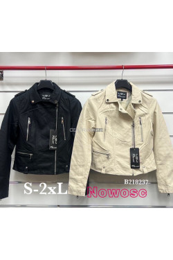 Kurtki skórzane damskie (S-2XL) 8237
