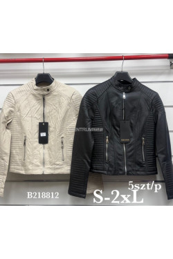 Kurtki skórzane damskie (S-2XL) 8812