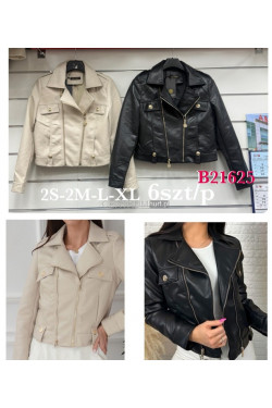 Kurtki skórzane damskie (S-XL) B21625