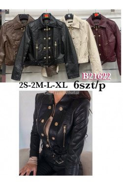 Kurtki skórzane damskie (S-XL) B21622