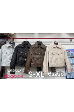 Kurtki skórzane damskie (S-XL) 25621