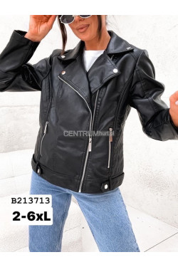 Kurtki skórzane damskie (2XL-6XL) 3713