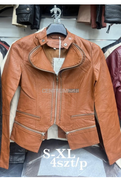 Kurtki skórzane damskie (S-XL) 8172