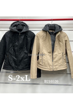 Kurtki skórzane damskie (S-2XL) B210520