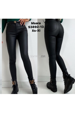 Spodnie skórzane damskie (XS-XL) S3892-13