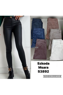 Spodnie skórzane damskie (XS-XL) S3892