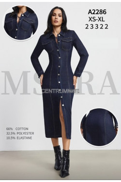 Sukienki jeansowe damskie (XS-XL) A2286