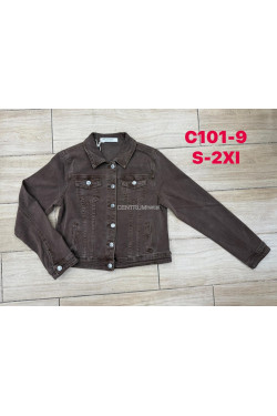 Kurtka jeansowa damska (S-2XL) C101-9