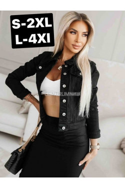 Kurtka jeansowa damska (S-2XL) 7861