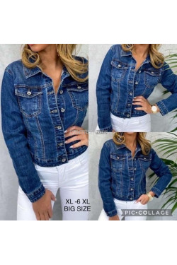 Kurtka jeansowa damska (XL-6XL) 7864