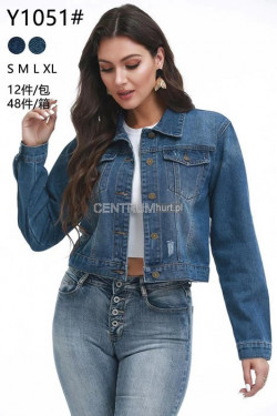 Kurtka jeansowa damska (S-XL) Y1051