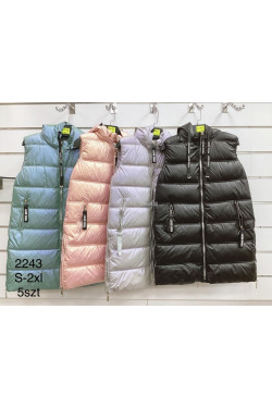 Kurtki kamizelki damskie (S-2XL) 2243