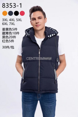 Kurtki kamizelki męskie (3XL-7XL) 8353-1