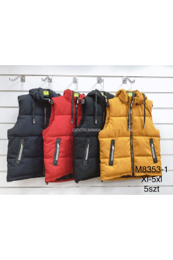 Kurtki kamizelki męskie (XL-5XL) M8353-1