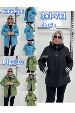 Kurtki damskie przejściowe (3XL-7XL) K960406