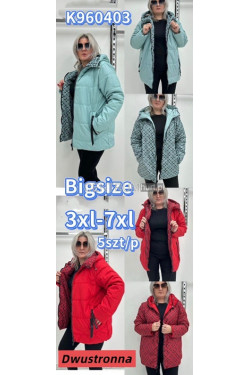 Kurtki damskie przejściowe (3XL-7XL) K960403