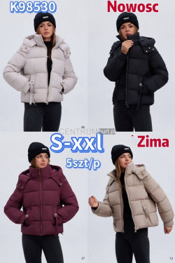 Kurtki damskie zimowe (S-2XL) K98530