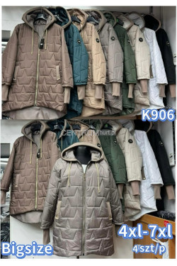 Kurtki damskie przejściowe (4XL-7XL) K906