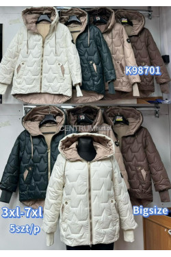 Kurtki damskie przejściowe (3XL-7XL) K98701