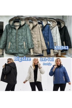 Kurtki damskie przejściowe (3XL-7XL) K98563