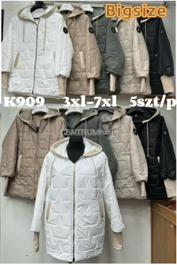 Kurtki damskie przejściowe (3XL-7XL) K909