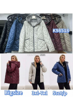 Kurtki damskie przejściowe (3XL-7XL) K98518