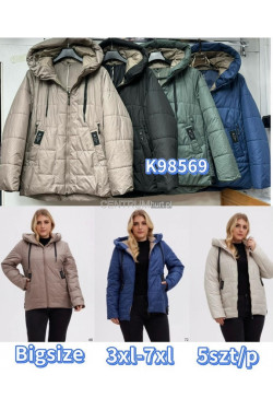 Kurtki damskie przejściowe (3XL-7XL) K98569